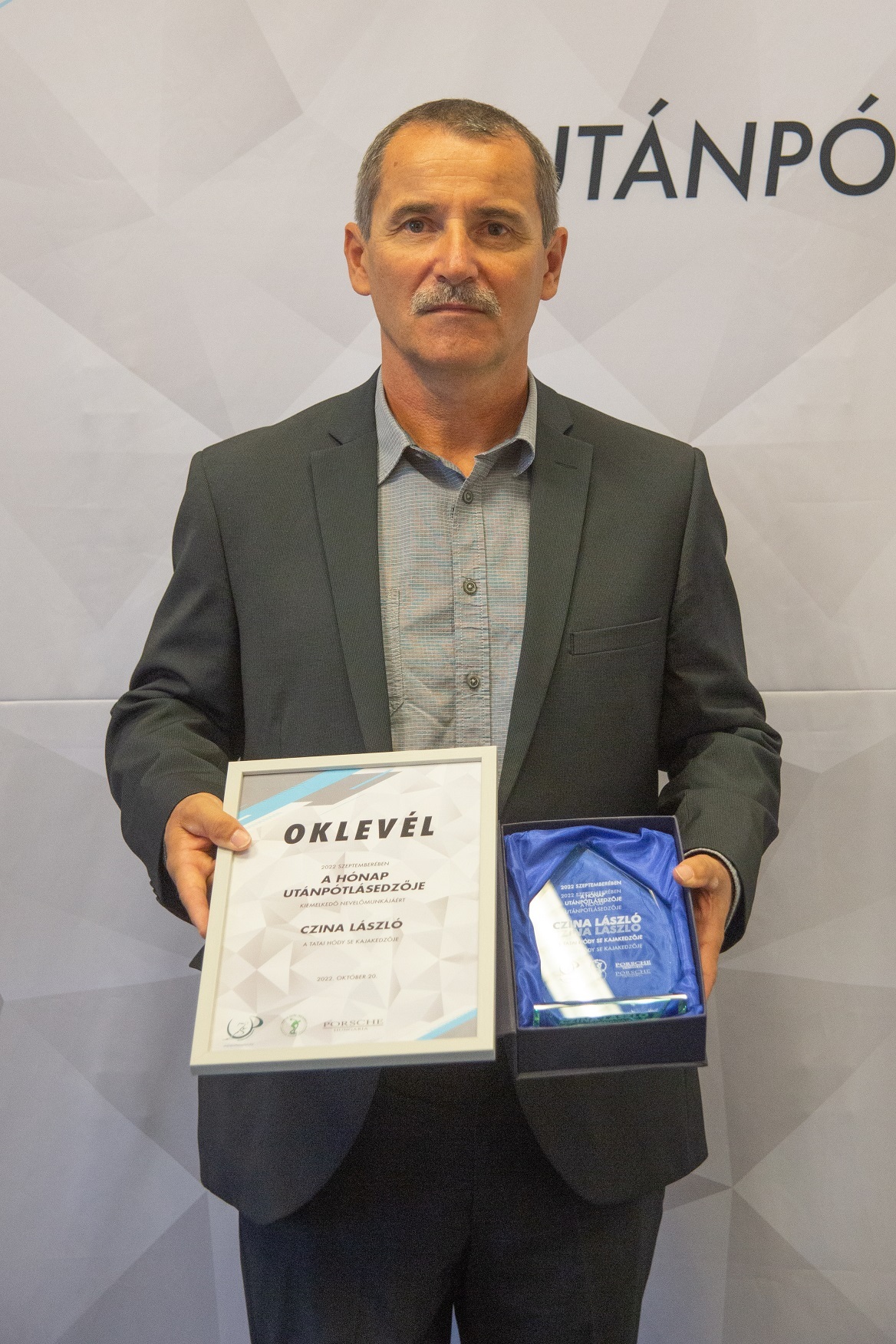 A hónap utánpótlásedzője lett Czina László